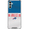 NFL Buffalo Bills White Striped Galaxy A13 5G Clear Case