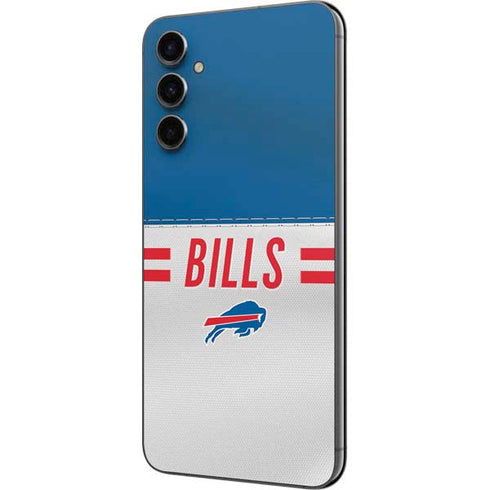 NFL Buffalo Bills White Striped Galaxy A14 5G Skin