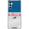 NFL Buffalo Bills White Striped Galaxy A15 5G Clear Case