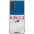 NFL Buffalo Bills White Striped Galaxy A32 5G Clear Case