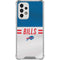 NFL Buffalo Bills White Striped Galaxy A53 5G Clear Case