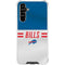 NFL Buffalo Bills White Striped Galaxy A54 5G Clear Case