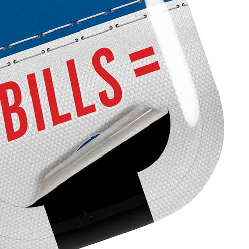 NFL Buffalo Bills White Striped Galaxy Buds Pro Skin