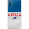 NFL Buffalo Bills White Striped Galaxy Note 10 Skin