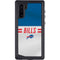 NFL Buffalo Bills White Striped Galaxy Note 10 Waterproof Case