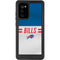 NFL Buffalo Bills White Striped Galaxy Note20 5G Waterproof Case