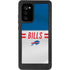 NFL Buffalo Bills White Striped Galaxy Note20 5G Waterproof Case