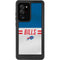 NFL Buffalo Bills White Striped Galaxy Note20 Ultra 5G Waterproof Case