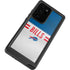 NFL Buffalo Bills White Striped Galaxy Note20 Ultra 5G Waterproof Case