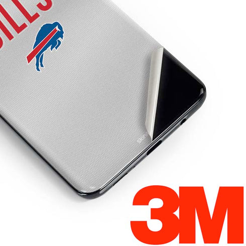NFL Buffalo Bills White Striped Galaxy S10 Plus Skin