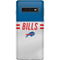 NFL Buffalo Bills White Striped Galaxy S10 Skin