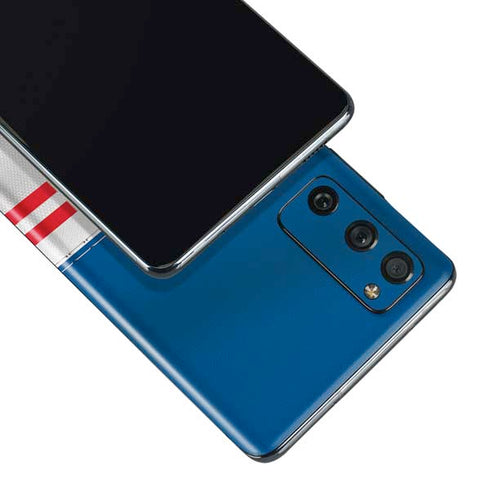 NFL Buffalo Bills White Striped Galaxy S20 Fan Edition Skin