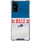 NFL Buffalo Bills White Striped Galaxy S20 FE Clear Case