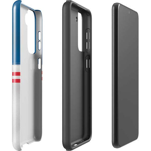 NFL Buffalo Bills White Striped Galaxy S21 5G Pro Case