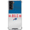 NFL Buffalo Bills White Striped Galaxy S22 Clear Case