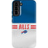 NFL Buffalo Bills White Striped Galaxy S22 Plus Pro Case