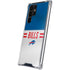 NFL Buffalo Bills White Striped Galaxy S22 Ultra Clear Case