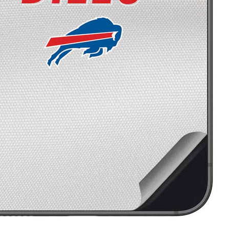 NFL Buffalo Bills White Striped Galaxy S23 FE Skin