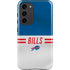 NFL Buffalo Bills White Striped Galaxy S23 Plus Pro Case