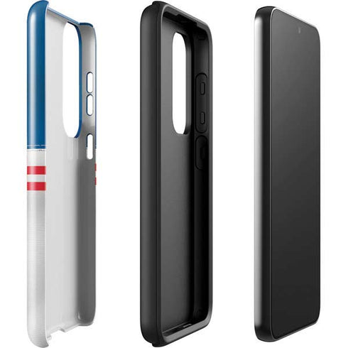 NFL Buffalo Bills White Striped Galaxy S23 Plus Pro Case