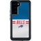 NFL Buffalo Bills White Striped Galaxy S23 Plus Waterproof Case