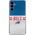 NFL Buffalo Bills White Striped Galaxy S24 Clear Case