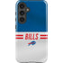 NFL Buffalo Bills White Striped Galaxy S24 Impact Case