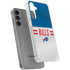 NFL Buffalo Bills White Striped Galaxy S24 Plus Clear Case
