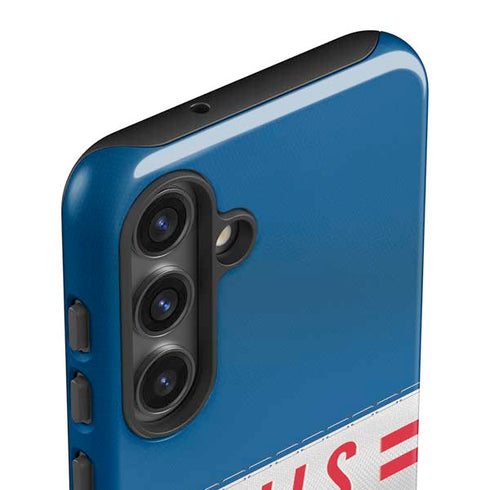 NFL Buffalo Bills White Striped Galaxy S24 Plus Impact Case