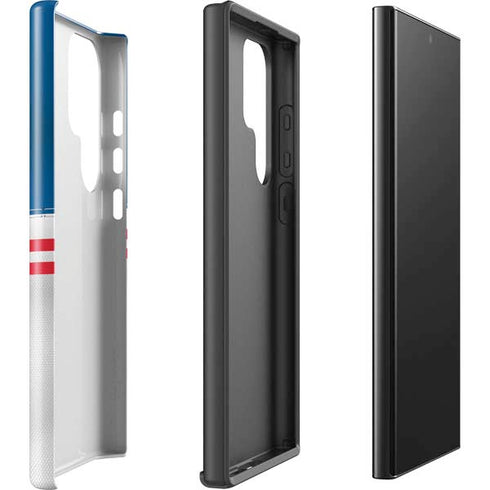 NFL Buffalo Bills White Striped Galaxy S24 Ultra Impact Case