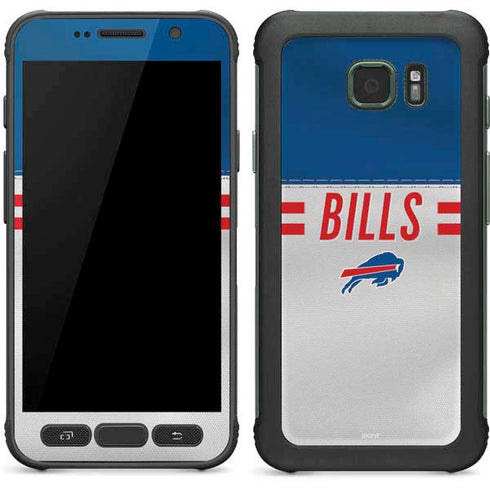 NFL Buffalo Bills White Striped Galaxy S7 Active Skin