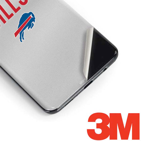 NFL Buffalo Bills White Striped Galaxy S9 Skin