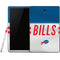 NFL Buffalo Bills White Striped Samsung Galaxy Tab Skin
