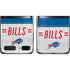 NFL Buffalo Bills White Striped Galaxy Z Flip Skin