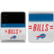 NFL Buffalo Bills White Striped Galaxy Z Flip4 5G Skin