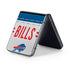 NFL Buffalo Bills White Striped Galaxy Z Flip5 5G Skin