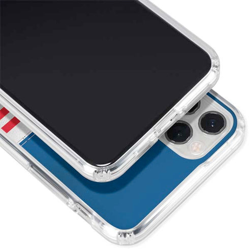 NFL Buffalo Bills White Striped iPhone 11 Pro Clear Case