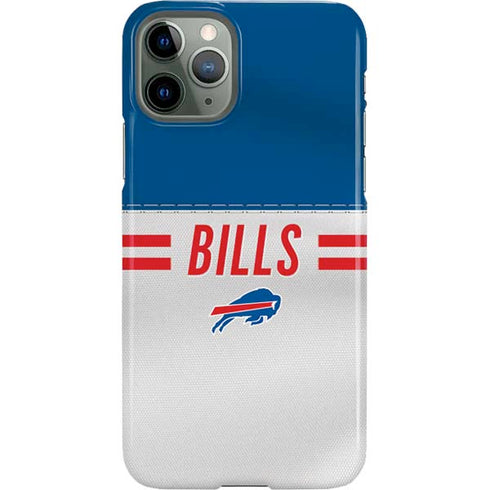 NFL Buffalo Bills White Striped iPhone 11 Pro Lite Case