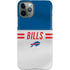 NFL Buffalo Bills White Striped iPhone 11 Pro Lite Case