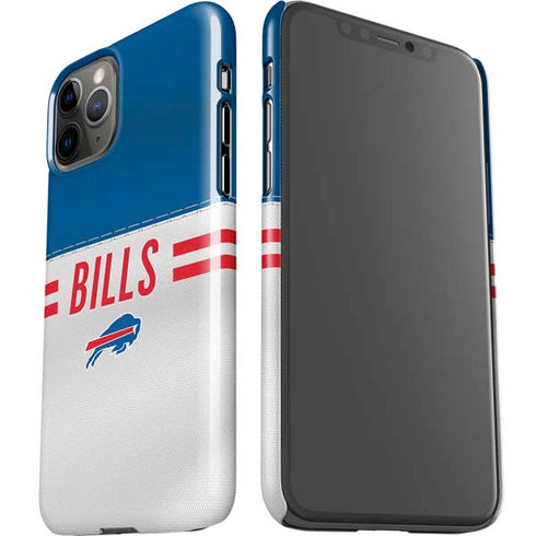 NFL Buffalo Bills White Striped iPhone 11 Pro Lite Case