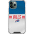 NFL Buffalo Bills White Striped iPhone 11 Pro Max Clear Case