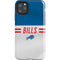 NFL Buffalo Bills White Striped iPhone 11 Pro Max Impact Case