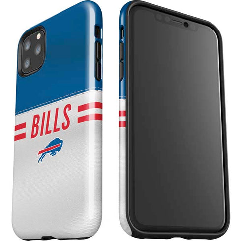 NFL Buffalo Bills White Striped iPhone 11 Pro Max Impact Case