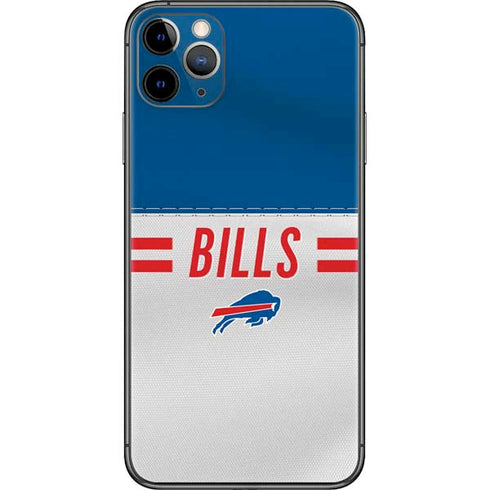 NFL Buffalo Bills White Striped iPhone 11 Pro Max Skin