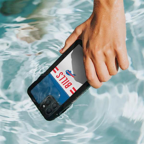 NFL Buffalo Bills White Striped iPhone 11 Pro Max Waterproof Case