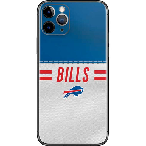 NFL Buffalo Bills White Striped iPhone 11 Pro Skin