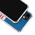 NFL Buffalo Bills White Striped iPhone 12 Mini Clear Case
