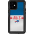 NFL Buffalo Bills White Striped iPhone 12 Mini Waterproof Case