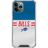 NFL Buffalo Bills White Striped iPhone 12 Pro Clear Case