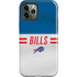 NFL Buffalo Bills White Striped iPhone 12 Pro Impact Case